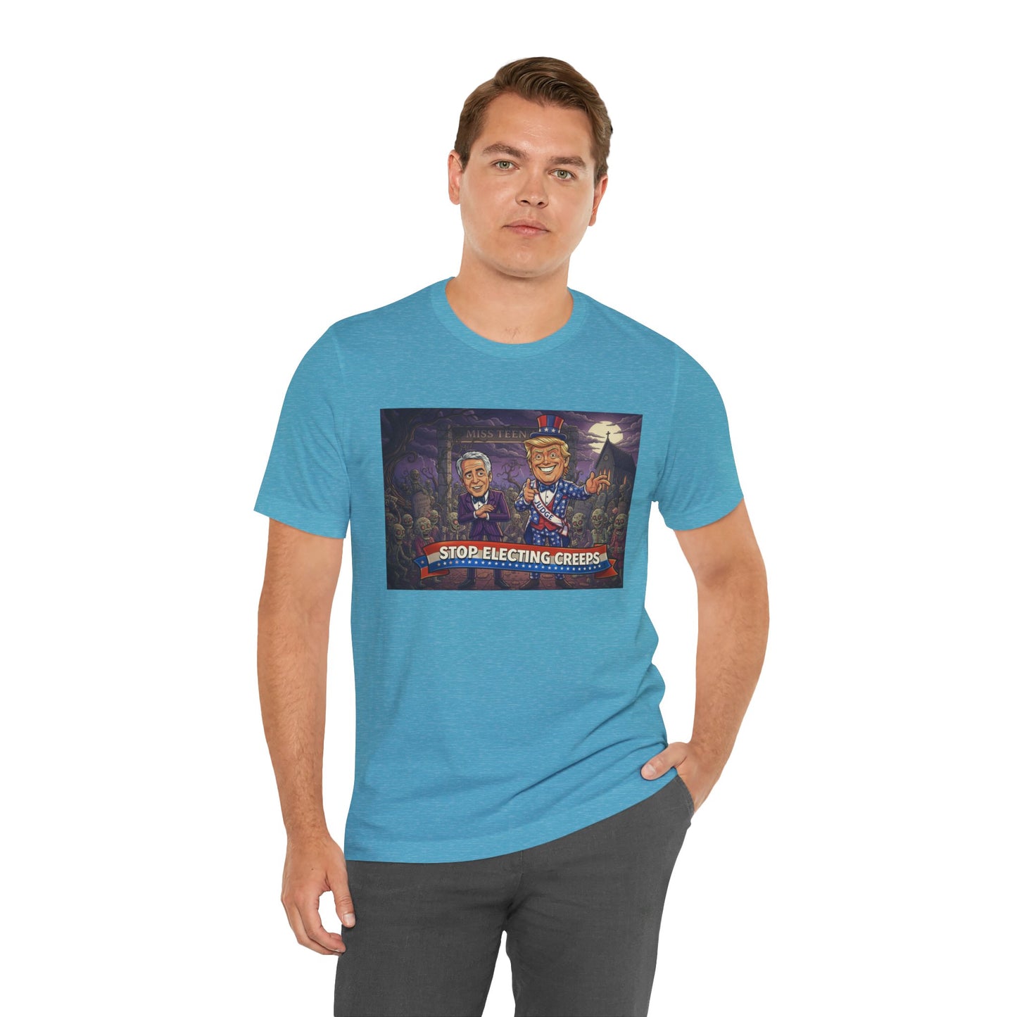 Stop Electing Creeps Political T‑Shirt — Satirical Anti‑Corruption Tee