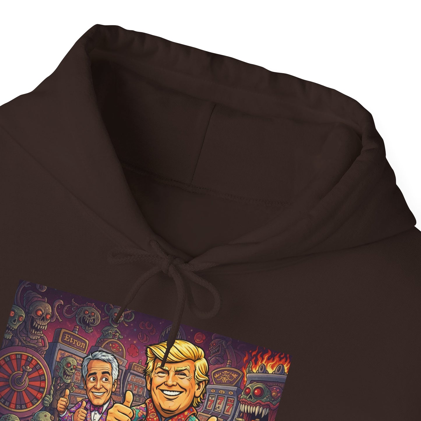 Political Satire Hoodie — "Stop Electing Creeps" Graphic Pullover
