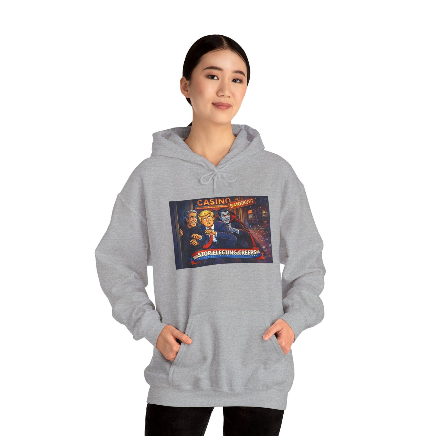 Casino Night Hoodie — Vintage Gambling Scene Sweatshirt