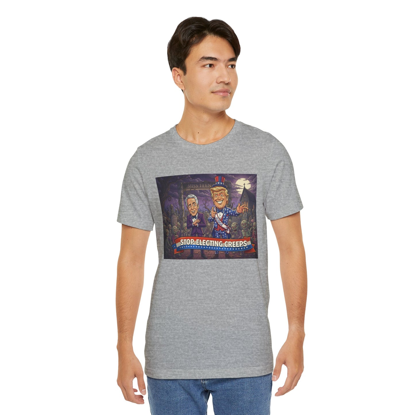 Stop Electing Creeps Political T‑Shirt — Satirical Anti‑Corruption Tee
