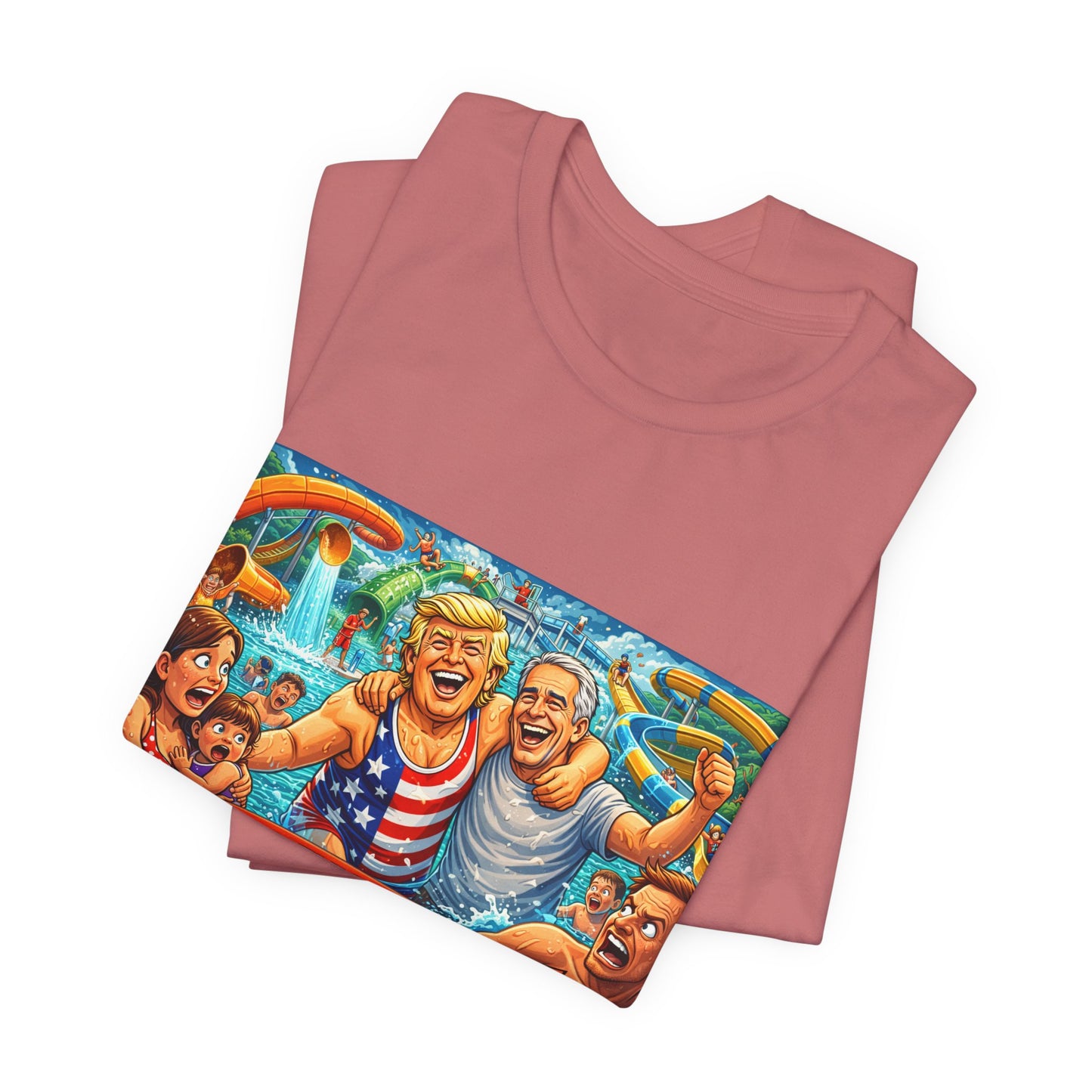 T‑Shirt — "Stop Fleecing Creeps" Beach Party Graphic Tee