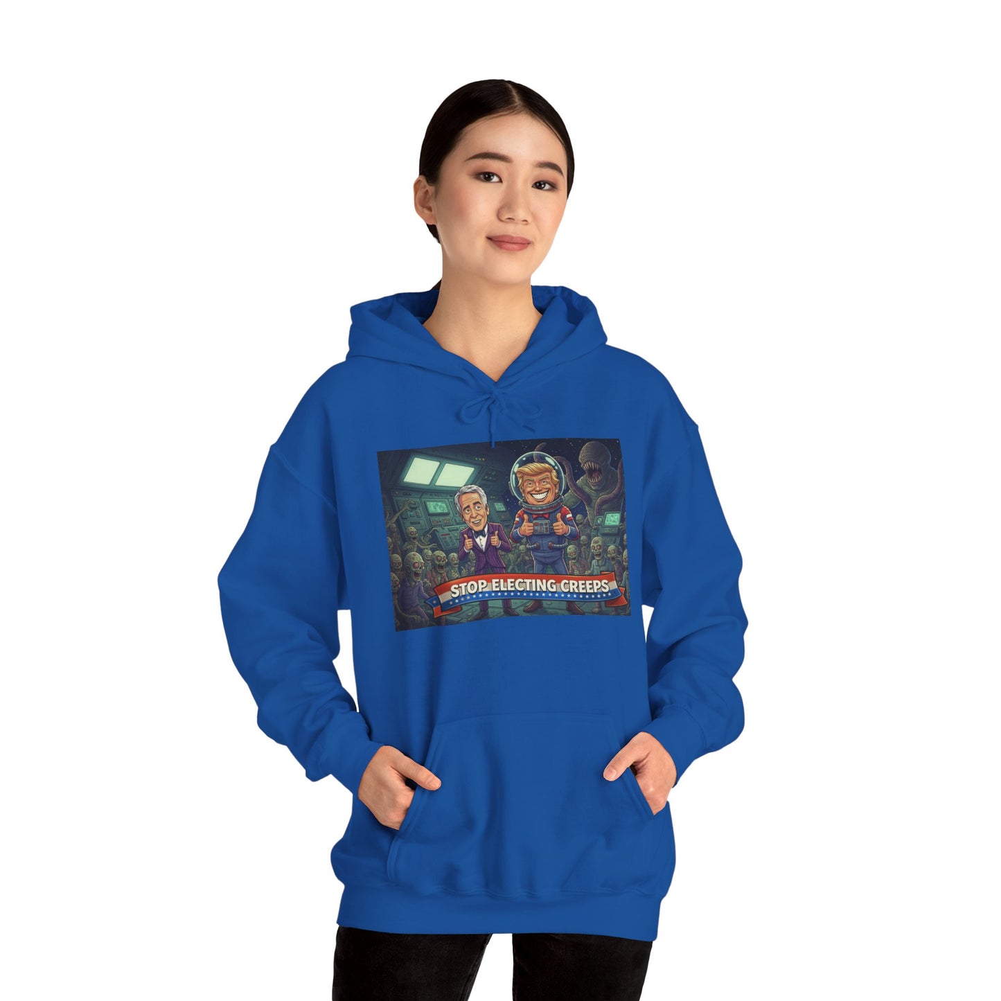 Gaming Crew Hoodie — 'Store-Selecting Griefers' Retro Arcade Design