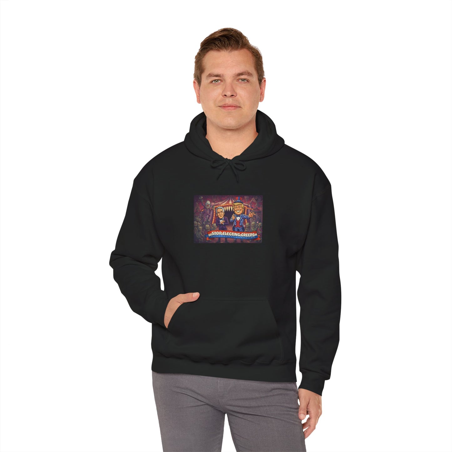 Retro Campfire Hoodie — "Good Vibes, Great Friends" Graphic Hooded Sweatshirt