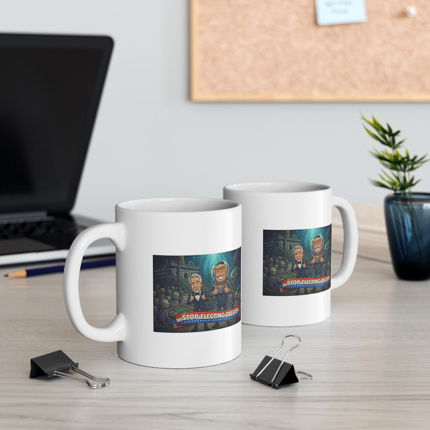 Galaxy Cityscape Ceramic Mug — Colorful Futuristic Skyline Coffee Cup (11oz/15oz)