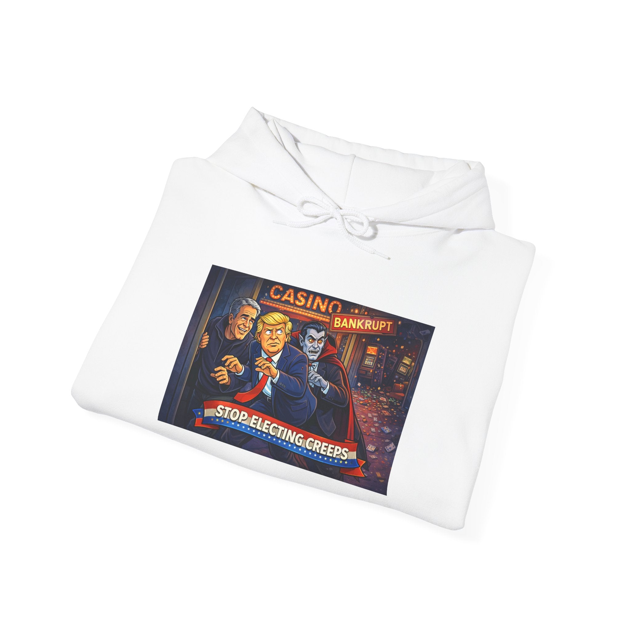 Casino Night Hoodie — Vintage Gambling Scene Sweatshirt