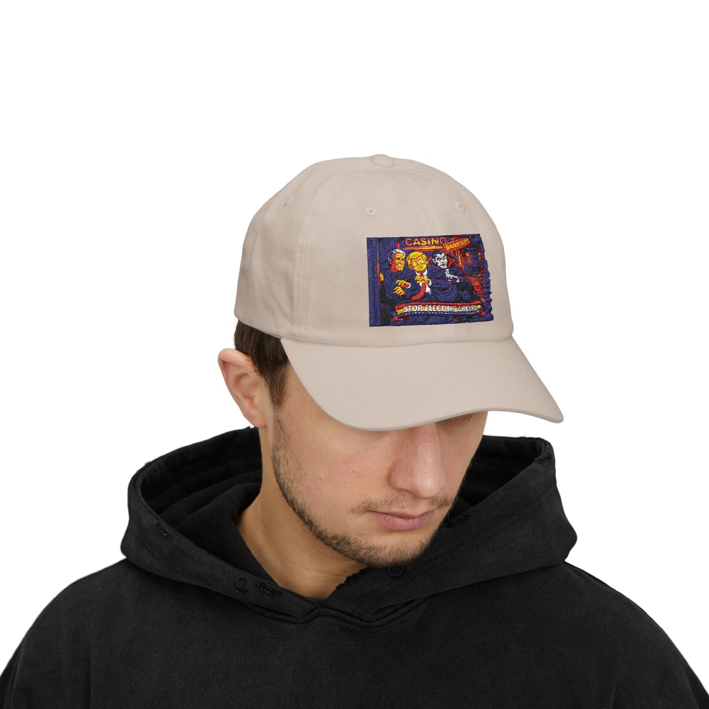 Dad Cap — Vintage Casino Poster Embroidered Baseball Hat