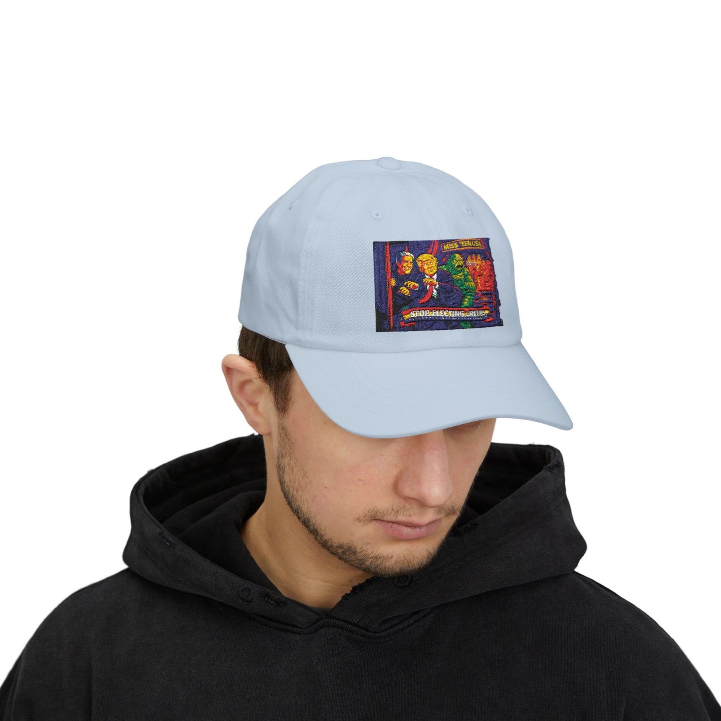 Dad Cap — Vintage Horror Movie Poster Patch 'Stop Watching Creeds'