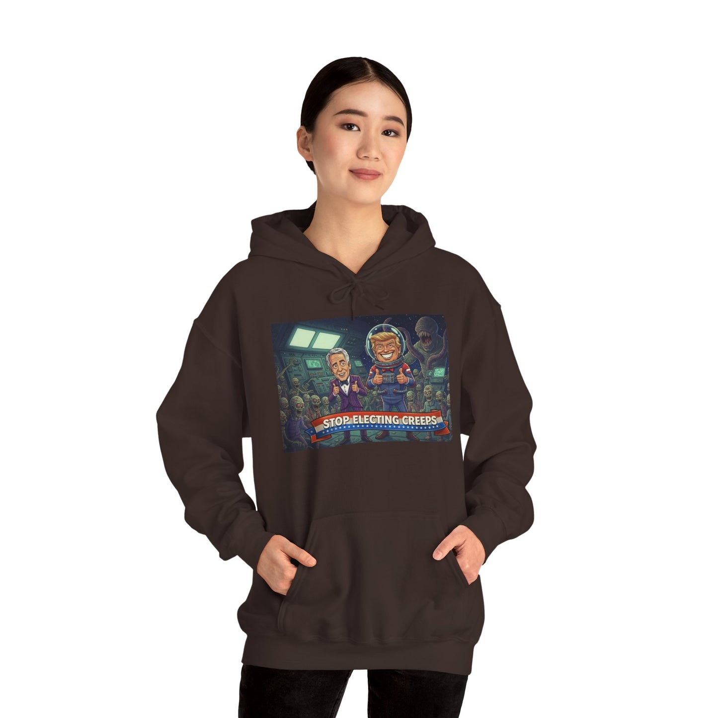 Gaming Crew Hoodie — 'Store-Selecting Griefers' Retro Arcade Design