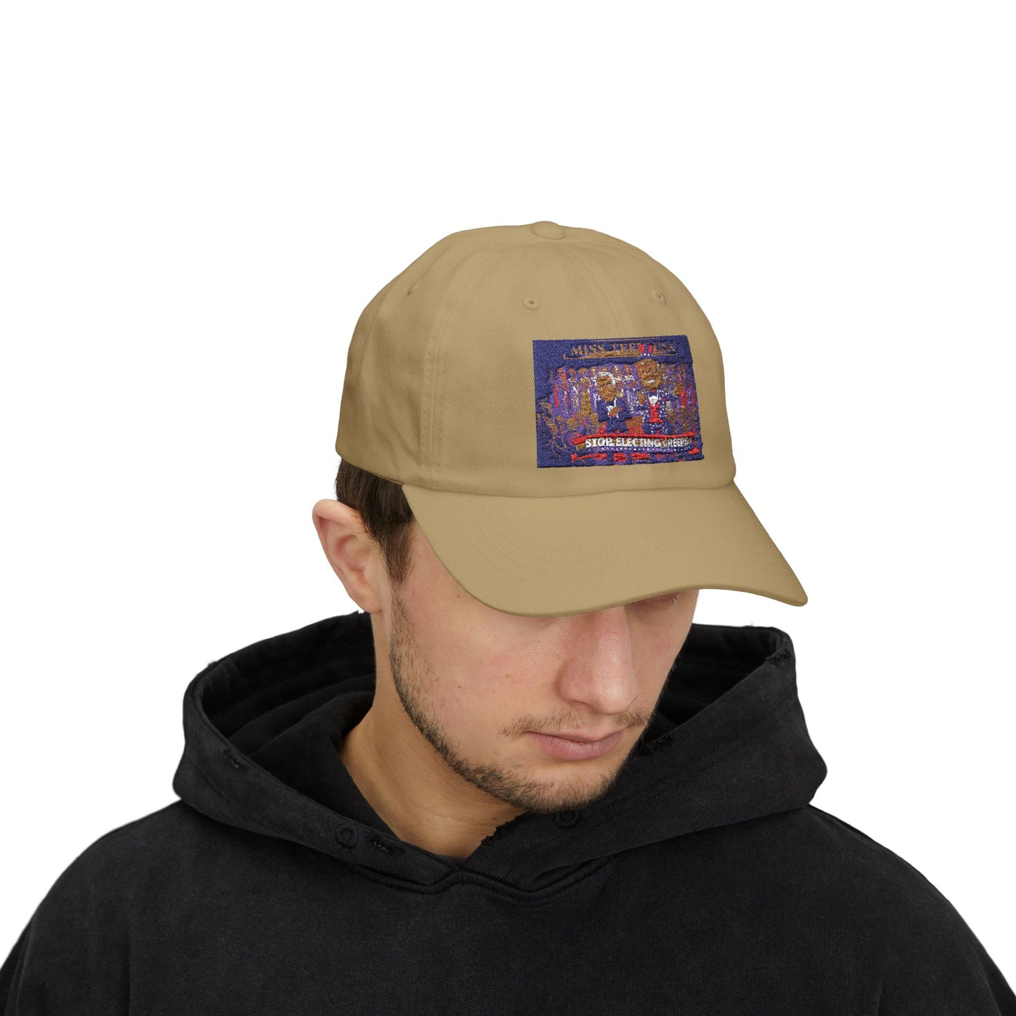 Dad Cap — Vintage Arcade 'Stop Kicking Sleep's' Graphic Hat