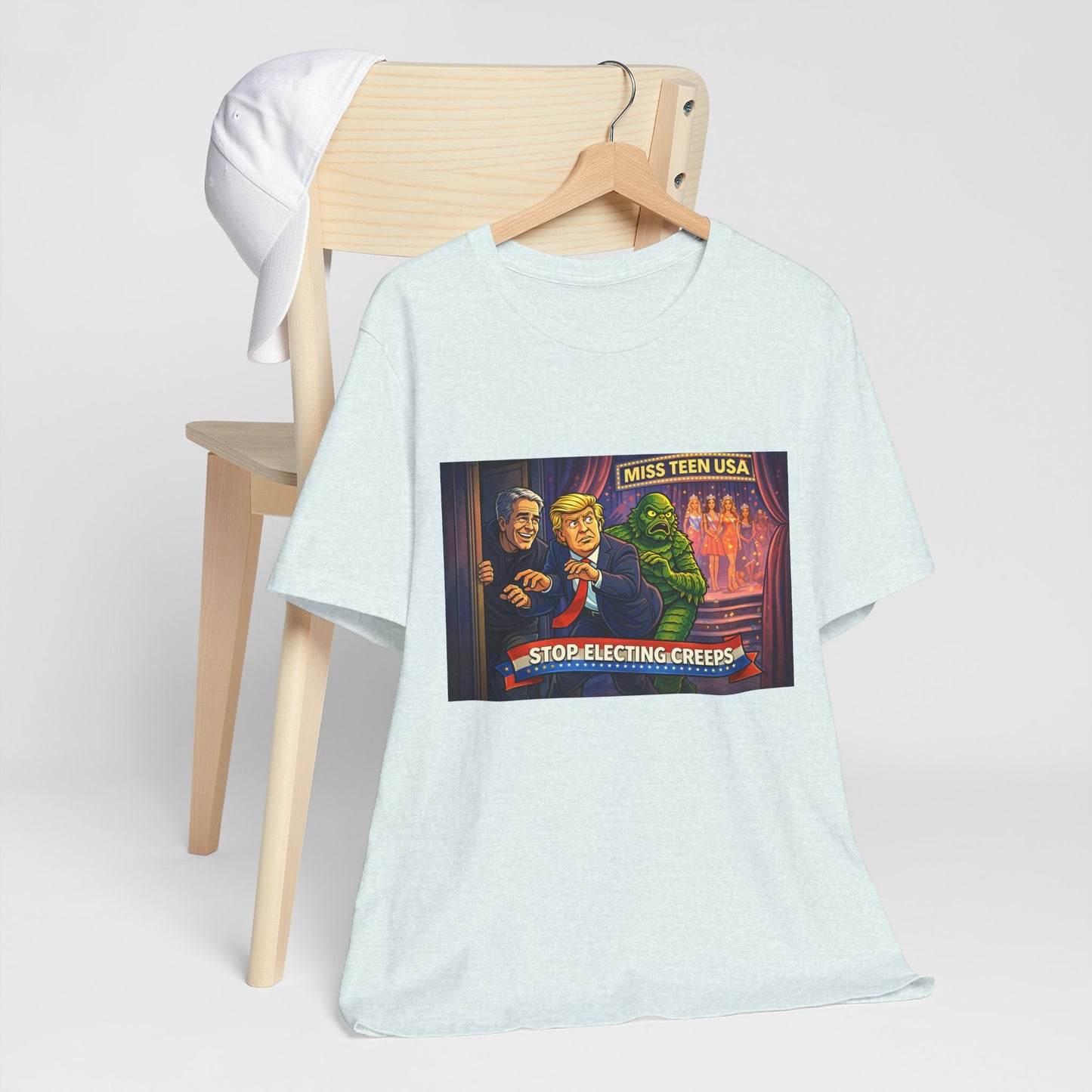 Stop Electing Creeps Tee — Political Satire Graphic Shirt