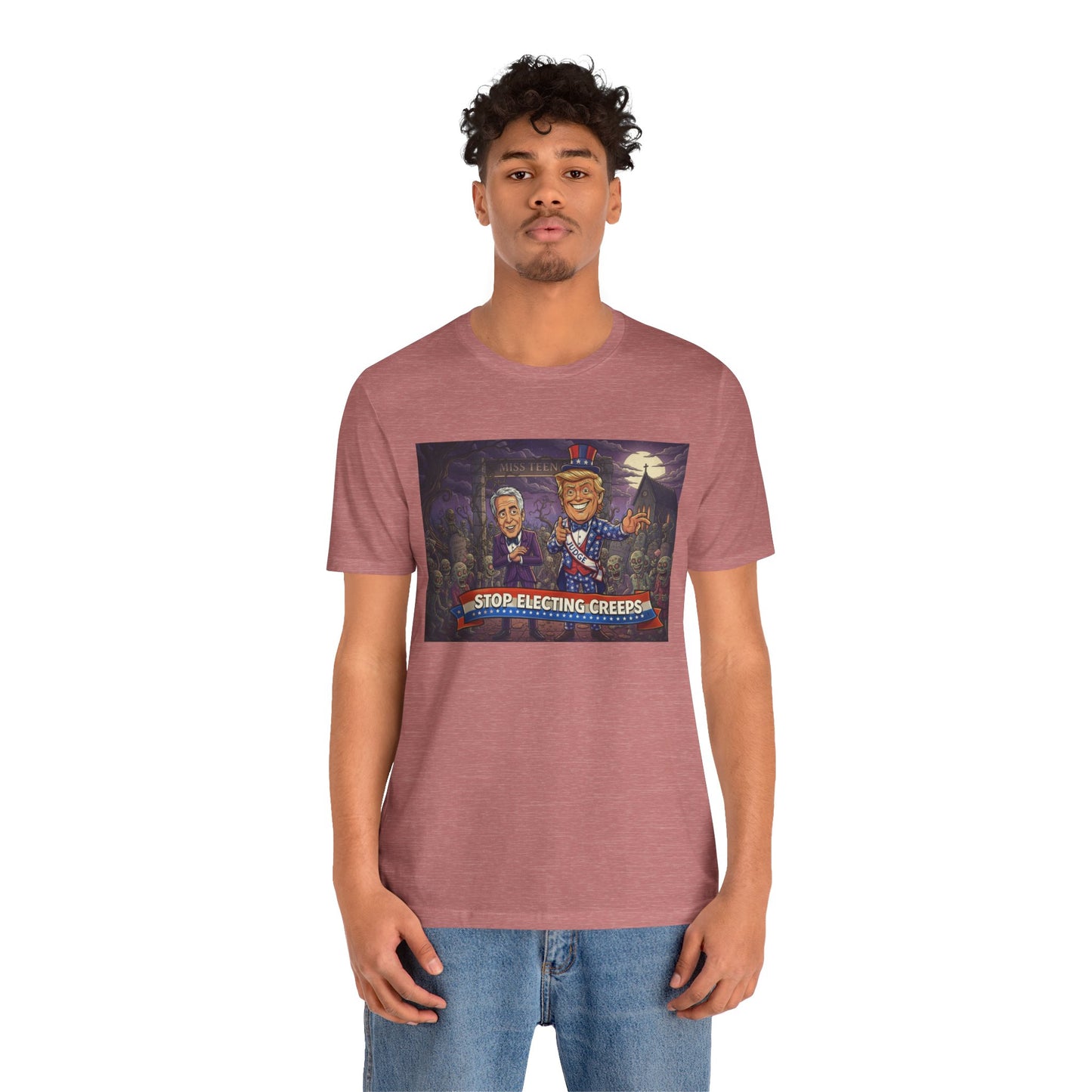 Stop Electing Creeps Political T‑Shirt — Satirical Anti‑Corruption Tee
