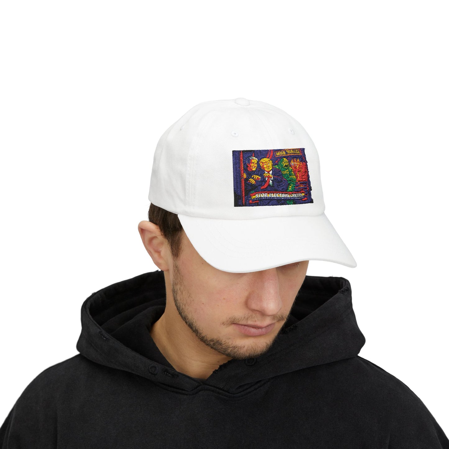 Dad Cap — Vintage Horror Movie Poster Patch 'Stop Watching Creeds'