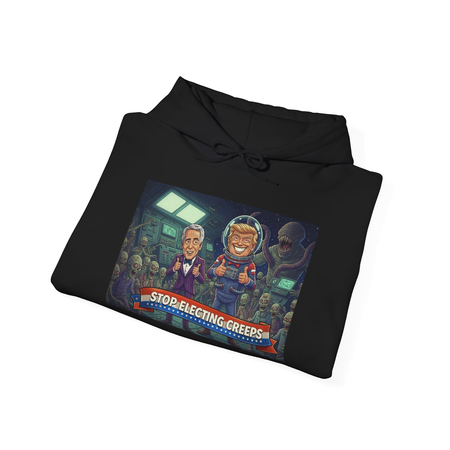 Gaming Crew Hoodie — 'Store-Selecting Griefers' Retro Arcade Design