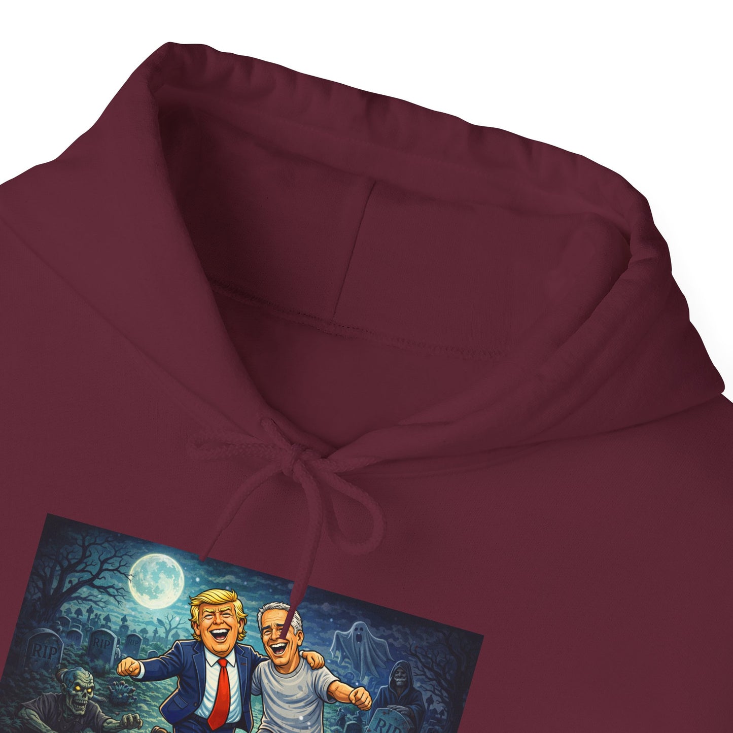 Political Comedy Hoodie — “Surrendering America” Satirical Graphic Sweatshirt