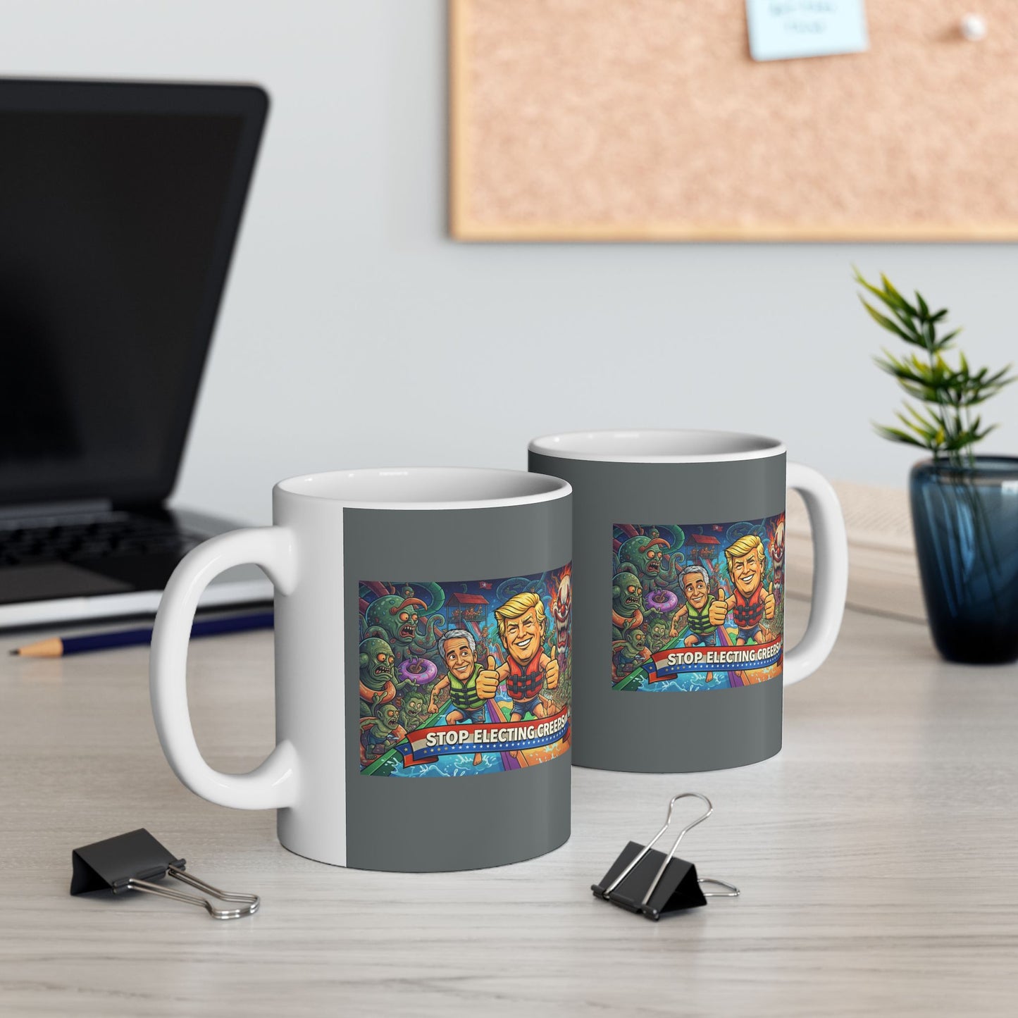 Scary Circus Clown Horror Ceramic Mug (11oz/15oz)