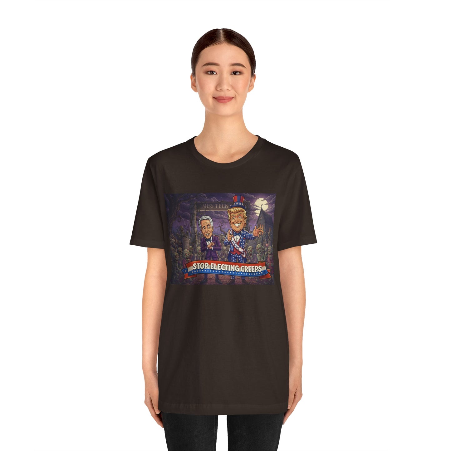 Stop Electing Creeps Political T‑Shirt — Satirical Anti‑Corruption Tee