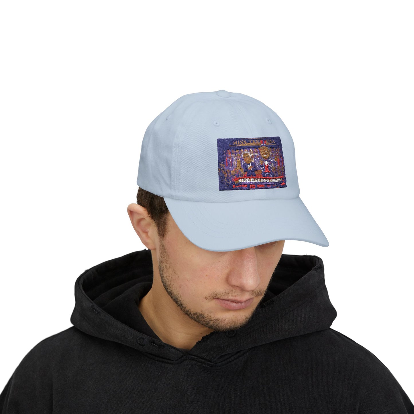 Dad Cap — Vintage Arcade 'Stop Kicking Sleep's' Graphic Hat