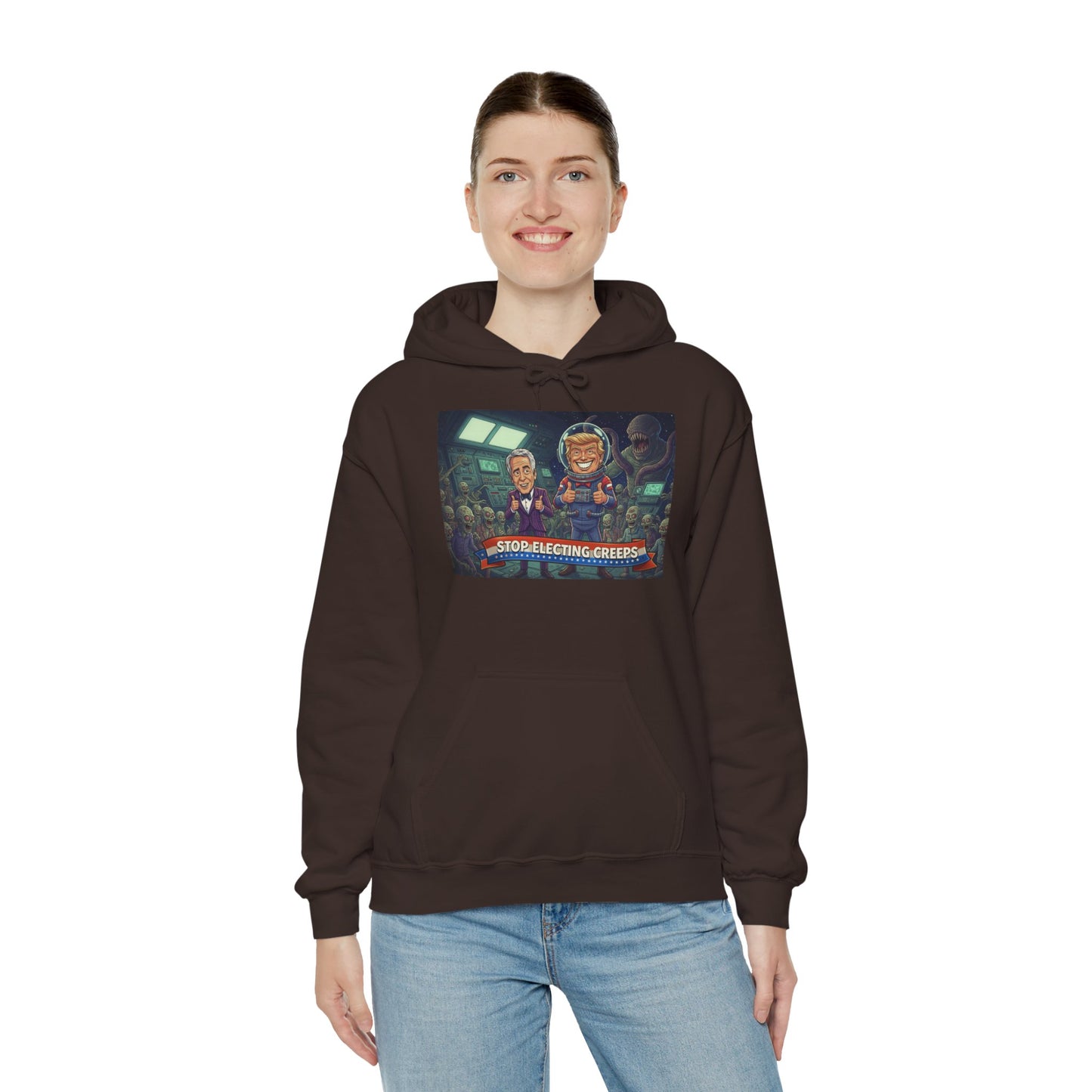 Gaming Crew Hoodie — 'Store-Selecting Griefers' Retro Arcade Design