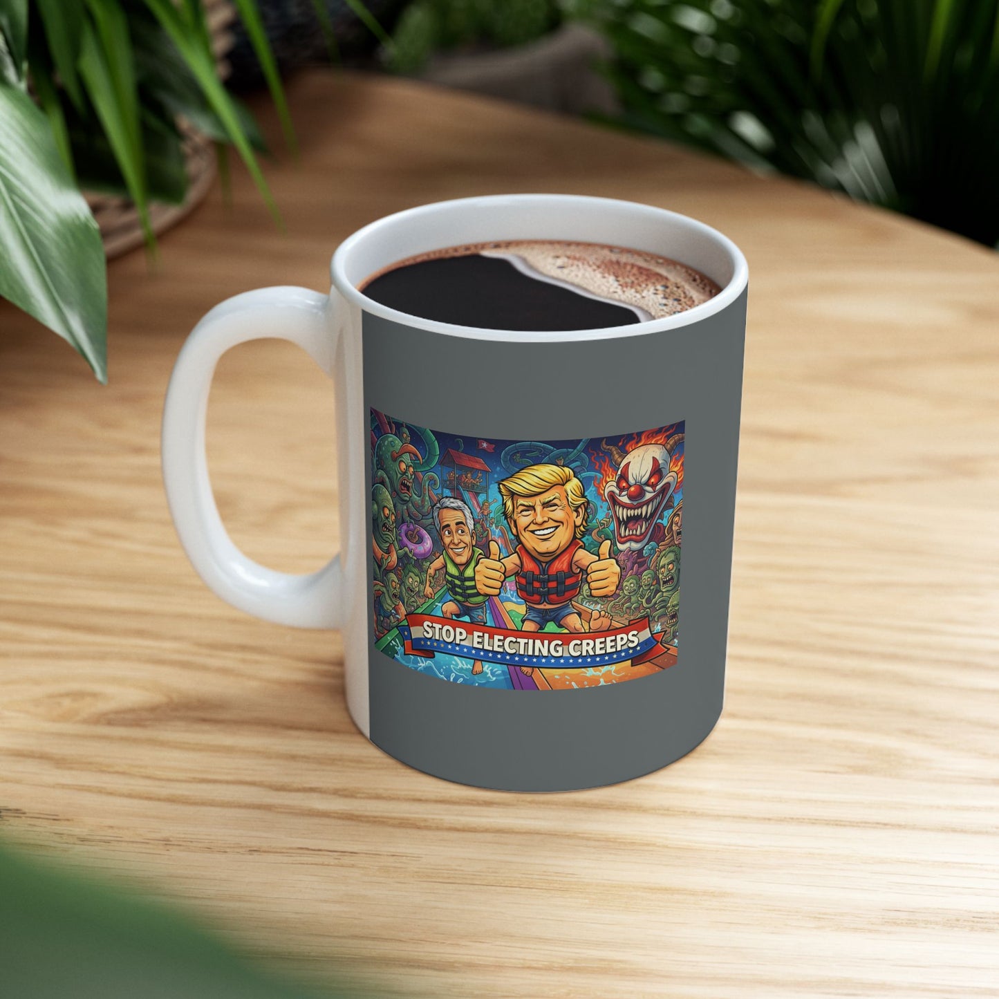 Scary Circus Clown Horror Ceramic Mug (11oz/15oz)