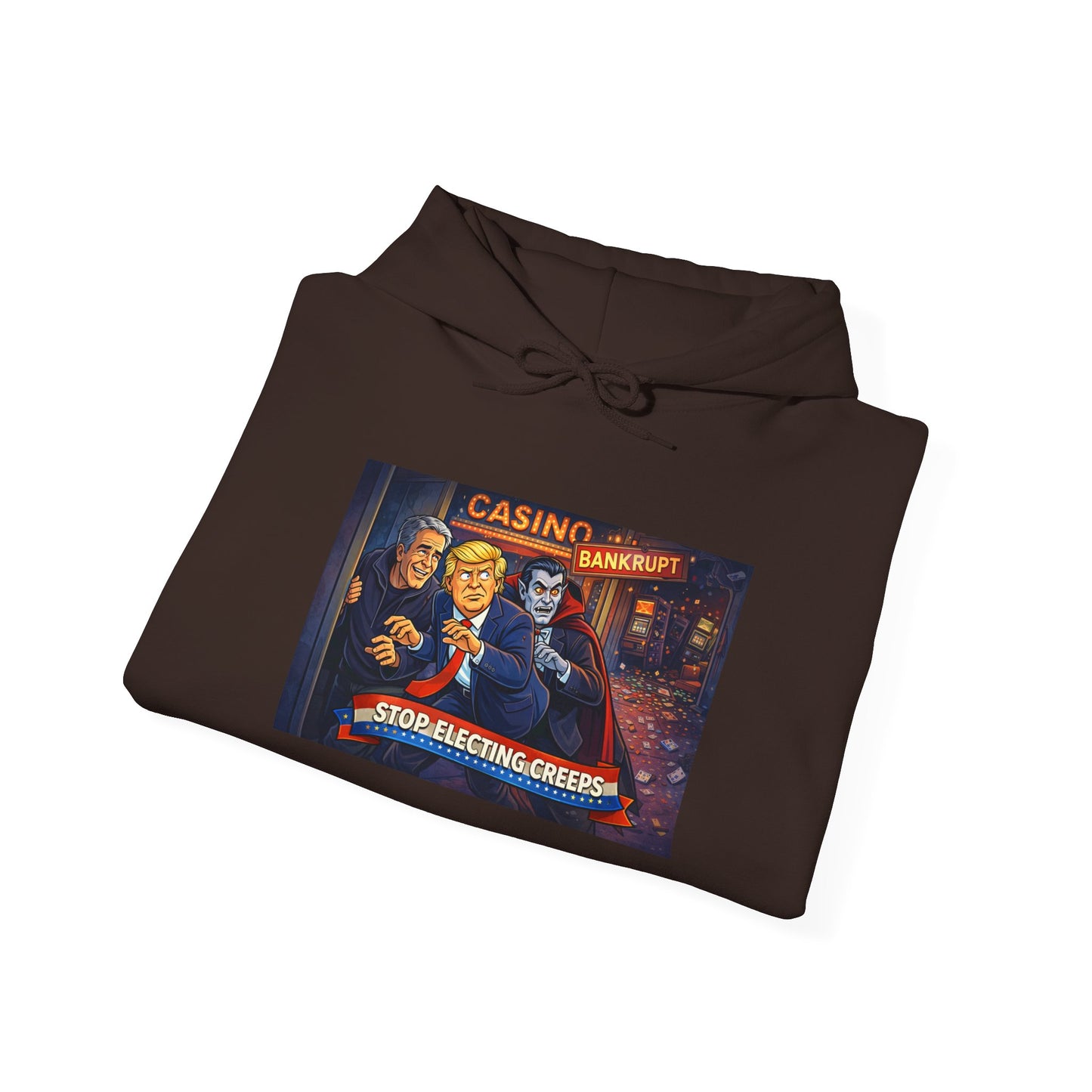 Casino Night Hoodie — Vintage Gambling Scene Sweatshirt