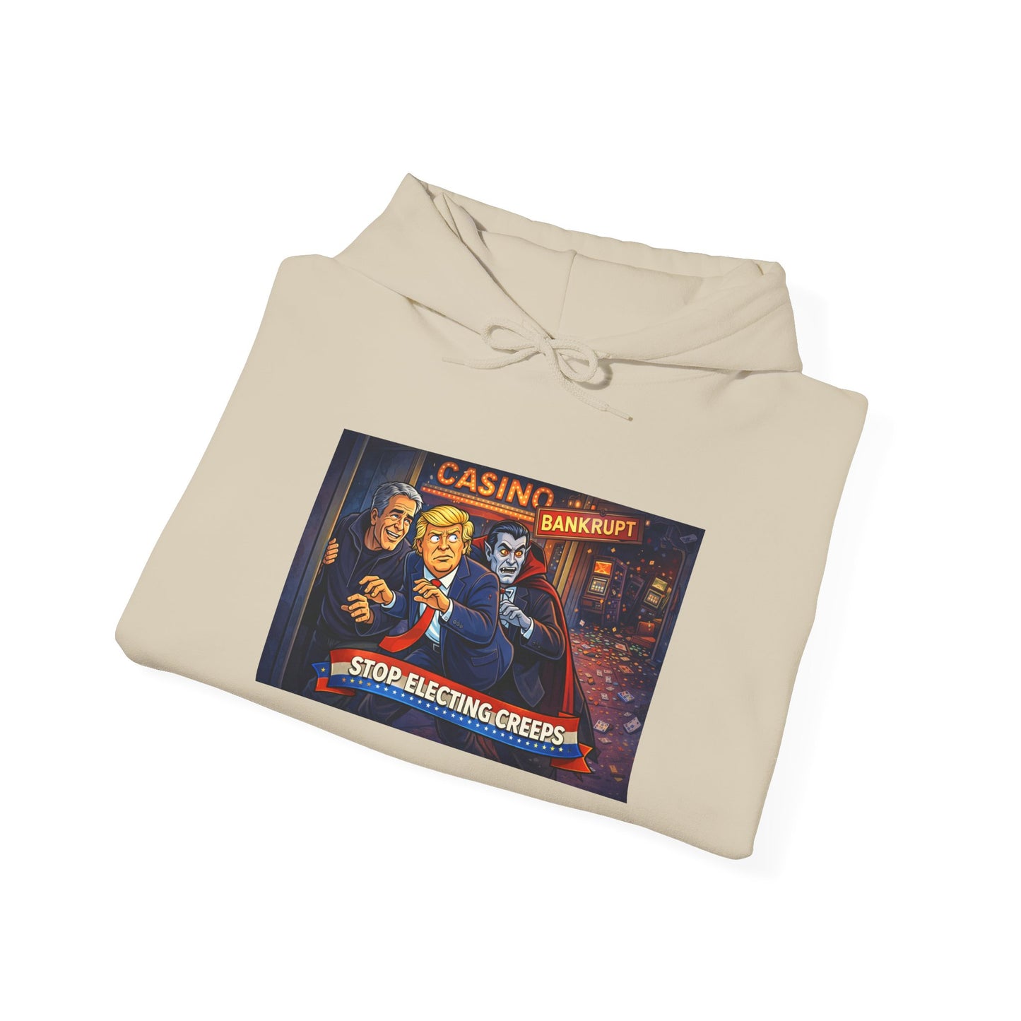 Casino Night Hoodie — Vintage Gambling Scene Sweatshirt