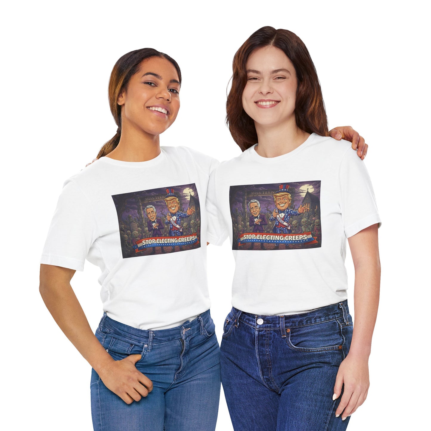 Stop Electing Creeps Political T‑Shirt — Satirical Anti‑Corruption Tee
