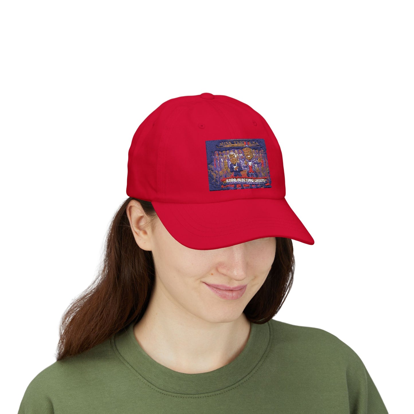 Dad Cap — Vintage Arcade 'Stop Kicking Sleep's' Graphic Hat
