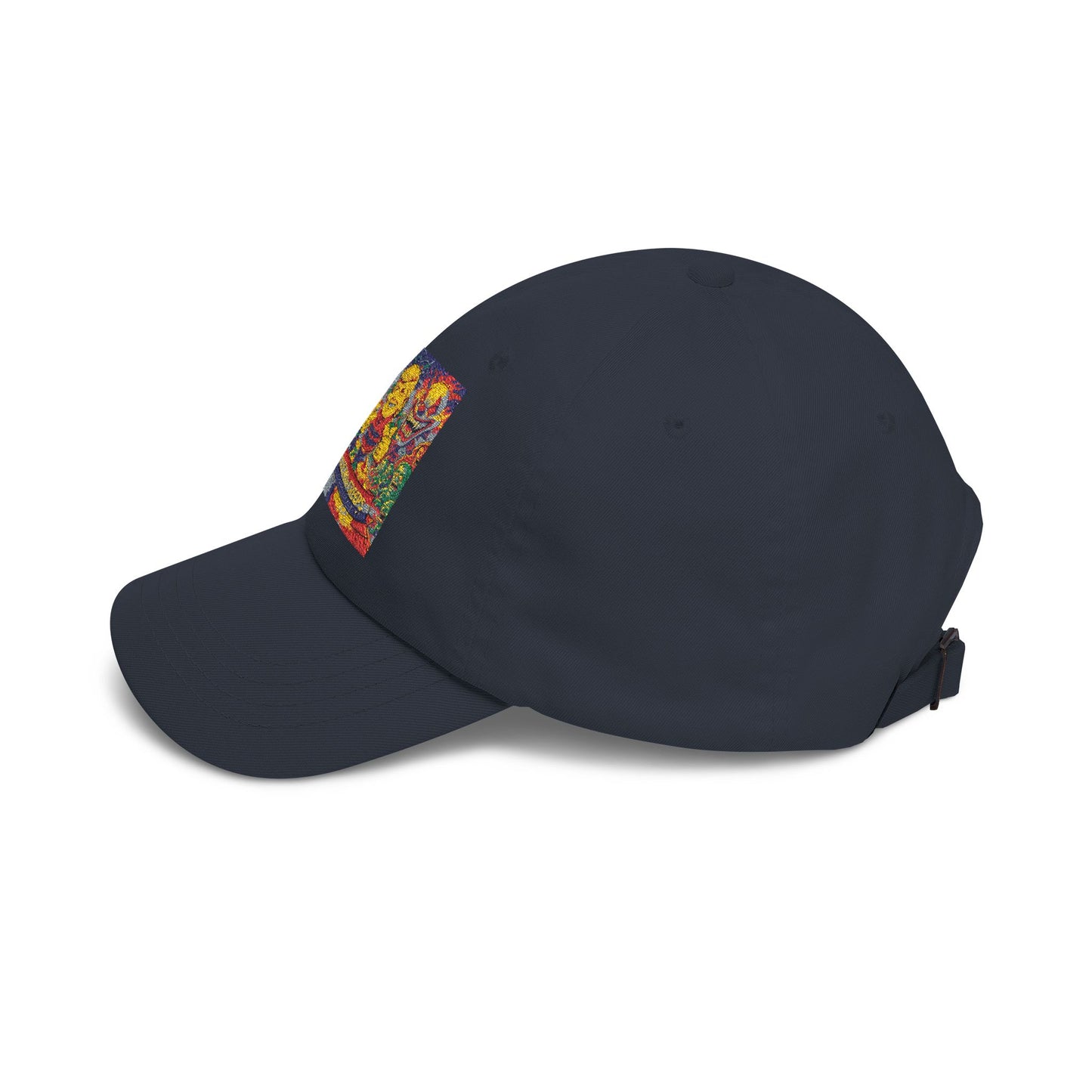 Dad Cap — Colorful Mosaic Smile Design
