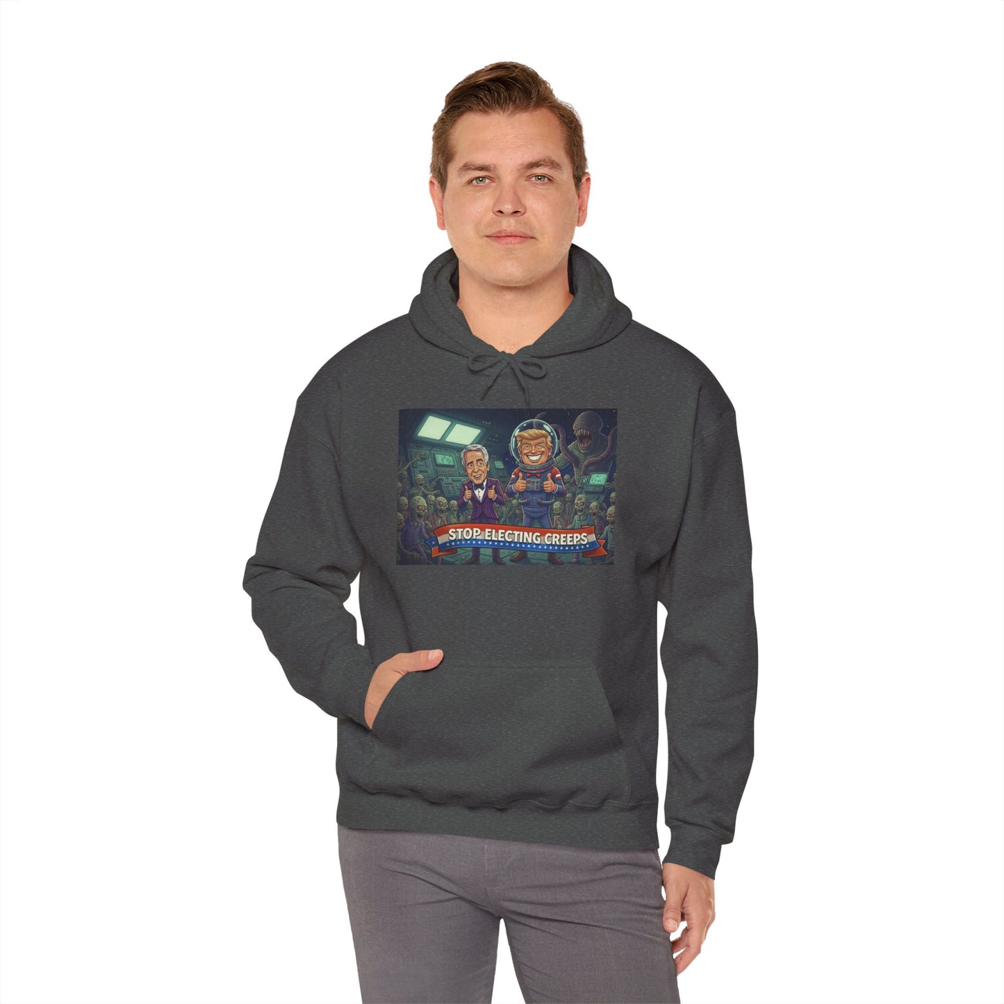 Gaming Crew Hoodie — 'Store-Selecting Griefers' Retro Arcade Design