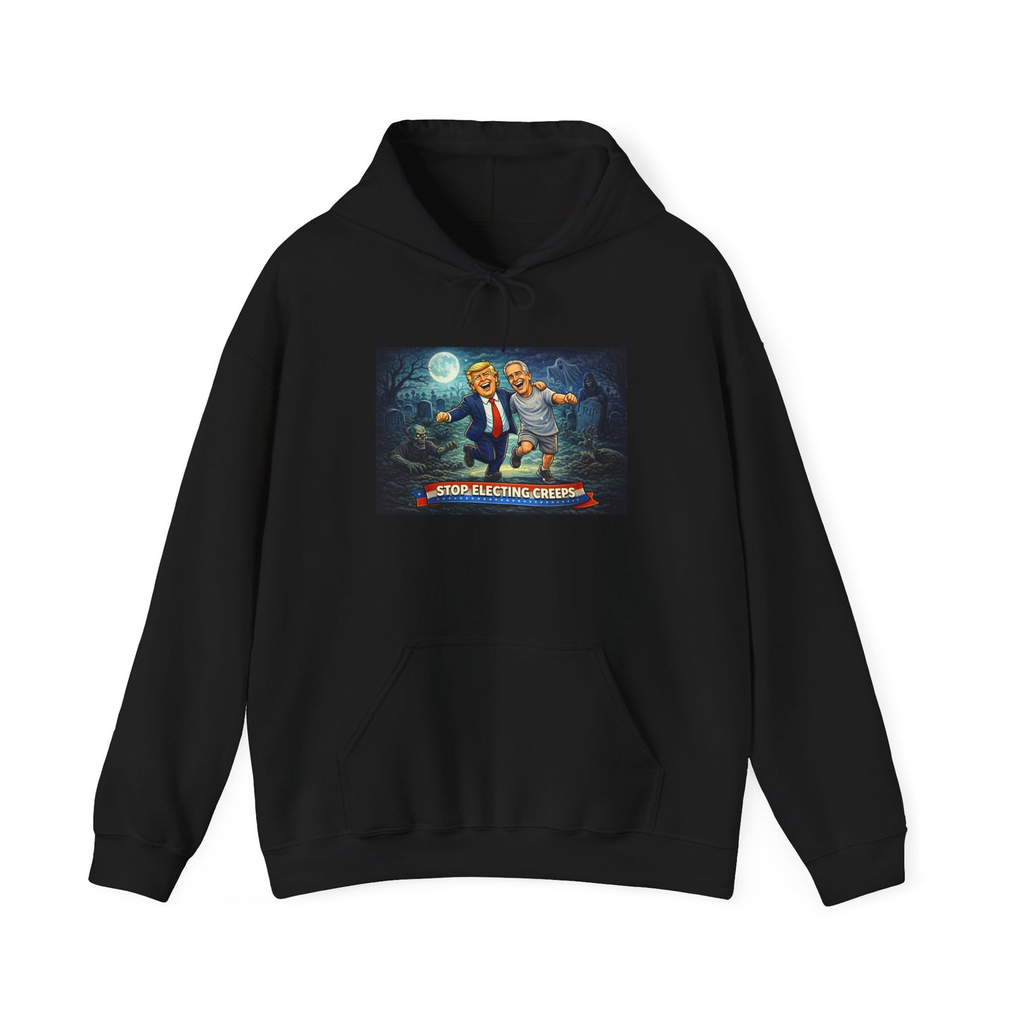 Political Comedy Hoodie — “Surrendering America” Satirical Graphic Sweatshirt